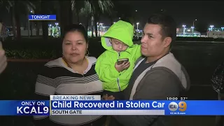 Car Stolen With Child Inside