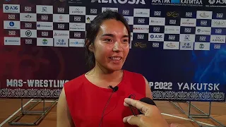 Кымбат Нуржанова из Кыргызстана завоевала золотую медаль чемпионата мира ро мас-рестлингу