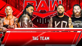 WWE 2K24 - The Bloodline vs Kevin Owens & Sami Zayn | Raw | Gameplay