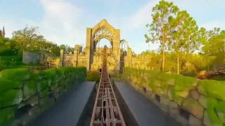 VR Roller Coaster Hagrid’s Motorbike Adventure 3D Harry Potter VR180 | onride POV #Oculus