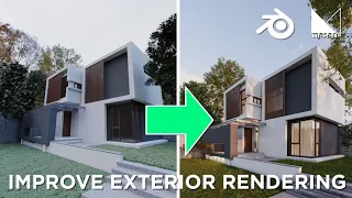5 Tips To REALISTIC Exterior Rendering