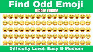 Find Odd Emoji  #find #odd #emoji #riddleengine