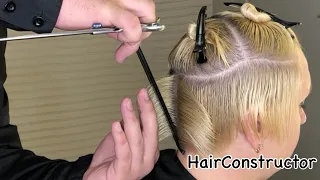PIXIE  HAIRCUT WITH LONG BANKS