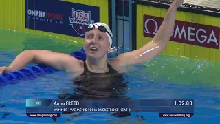 Women's 100 Backstroke Heat 2 - 2021 U.S. OLYMPIC TEAM TRIALS WAVE I