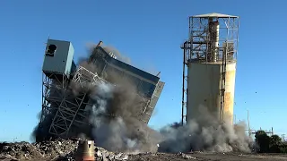 Coal Fired Hung Boiler, Coal Silo Bay, and Ash Silo – Controlled Demolition, Inc.