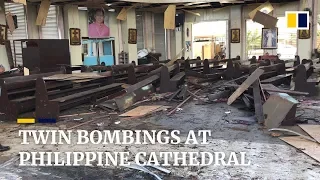Twin bomb blasts at Roman Catholic church in southern Philippines