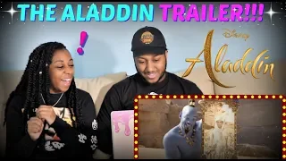 Disney's "Aladdin" Official Trailer REACTION!!!