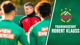 Trainingsstart unter Robert Klauss