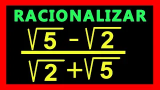 ✅👉 Racionalizacion de Denominadores con Raiz arriba y abajo  ✅ Racionalizar Denominadores