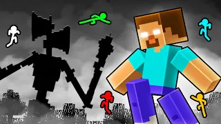 Stickman VS Minecraft: Sirenhead vs Herobrine - AVM Shorts Animation