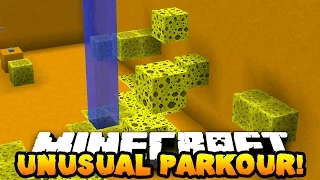 Minecraft UNUSUAL PARKOUR! (Custom Parkour Map) | w/PrestonPlayz