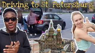 Road Trip: Moscow to Saint Petersburg || Saint Petersburg Vlog