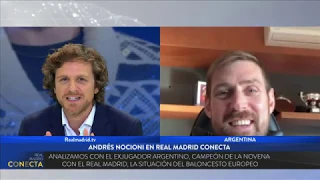 ¡El 'Chapu' Nocioni en Real Madrid Conecta!