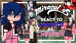 Mlb react to Marinette as Makomo | Gacha club | Mlb x kny  1/1 🇧🇷🇺🇸