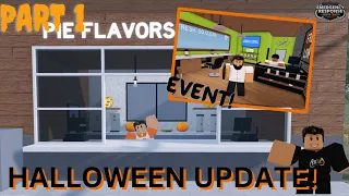 ER:LC Halloween Update Part 1: New PIE JOB, Maze, BARBER SHOP EVENT and MORE! Liberty County Roblox)