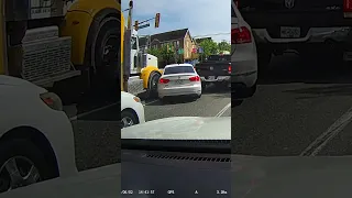 SEMI TRUCK CRUSHES CAR