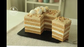 Rich Coffee Cotton Sponge Cake Recipe