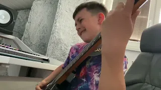 (11yrs) AronTheBassist - Pheelz & BNXN fka Buju “Finesse” (bass cover)