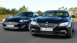 BMW 650i gegen Jaguar XK 5.0 im Test 2011 [HD]