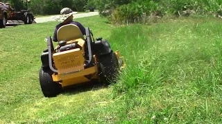 Realtime mowing 8 - Tall grass mowing from vlog #21