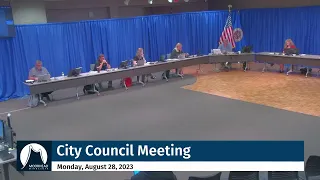 City of Moorhead - City Council Meeting - August 28, 2023