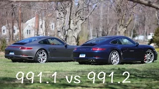 Porsche 911 991.1 vs 991.2 engine sound and performance