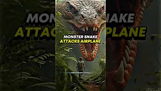 😱 100 Foot Monster Snake Attacks Airplane! #joerogan   #storytime   #snake   #amazon   #anaconda