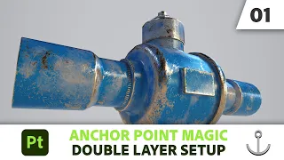 Anchor Point Magic 01 - Double Layer Setup in Substance 3D Painter
