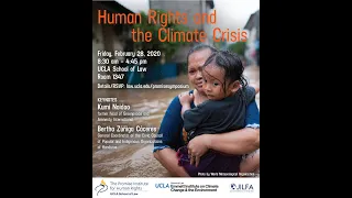 Human Rights and the Climate Crisis - Welcome and Opening Keynote