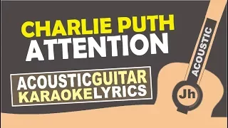 Charlie Puth - Attention (Karaoke Acoustic)