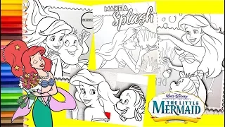 Disney Princess Ariel The Little Mermaid Coloring Pages for kids