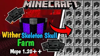 WITHER SKELETON SKULL Farm Mcpe 1.20++ (Bedrock/Mcpe)