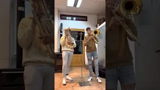 Viva la vida Coldplay | trombone and euphonium duet