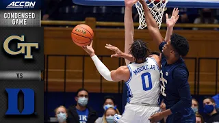 Georgia Tech vs. Duke Condensed Game | 2021-22 ACC Men’s Basketball