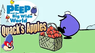 PBS Kids | Peep and The Big Wide World Games | Quack's Apples | Game For Kids and Children