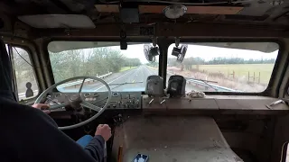 Shifting a 5+4 Transmission - 1965 White Freightliner