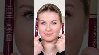 Burgundy Mascara on Green Eyes