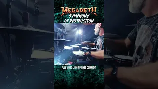 MEGADETH ⚡ Symphony of Destruction #DrumCover #drums #shorts 8