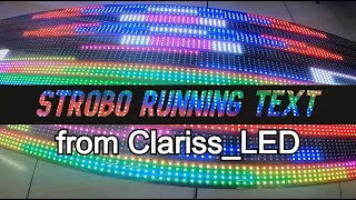 Lampu Strobo Running Text