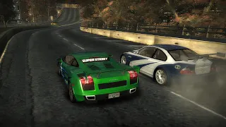 BMW M3 GTR vs Lamborghini Gallardo | Razor | second race | Need for Speed : Most Wanted (2005)