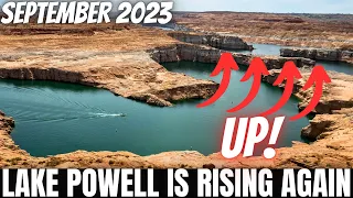 Lake Powell is Rising AGAIN!! - Fall 2023 Update || Experts Want to Know WHY???