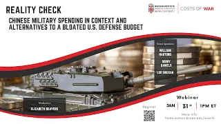 Reality Check: Chinese Military Spending in Context & Alternatives to a Bloated U.S. Defense Budget