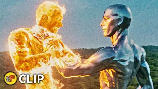 Human Torch vs Silver Surfer | Fantastic Four Rise of the Silver Surfer (2007) Movie Clip HD 4K