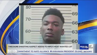 Suspect in shooting at Theodore market makes Mobile's "Most Wanted" list