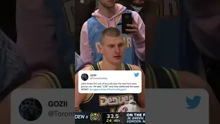 Jokic knew what was going to happen 👀 | #shorts