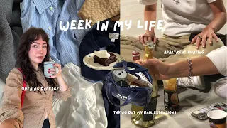 WEEK IN MY LIFE: apartment viewings, unboxing, cooking