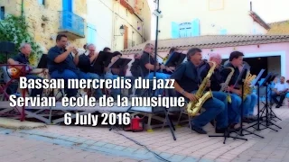 live big band concert performance Bassan mercredis du jazz Servian école de musique 6 July 2016 03