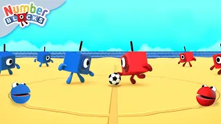 Melhores momentos do futebol ⚽| 30 minutos de matemática para crianças | Numberblocks em português