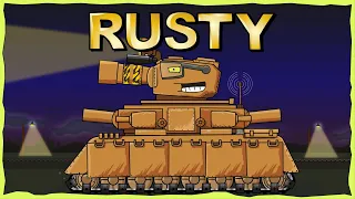 "Rusty's first battle" - Cartoons about tanks