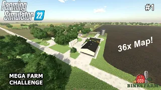BUILDING A NEW $3 MILLION FARM FROM SCRATCH! | Spring Creek, ND | Farming Simulator 22 #1